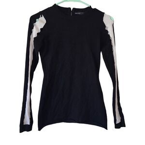 Karen Millen Cutout Sleeve Sweater Top XS